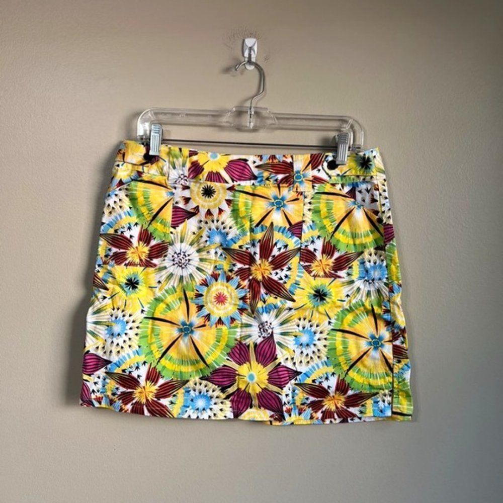 Bamboo traders size 10 floral mini skirt‎
